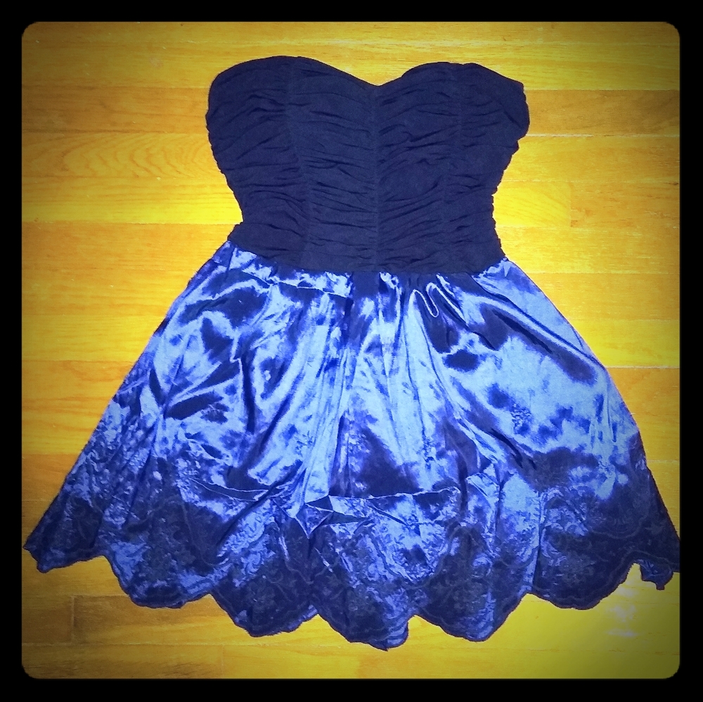 EUC Mini Dress with Embroidered Skirt